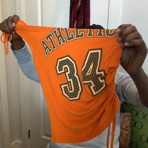 Primadonna orange halter top